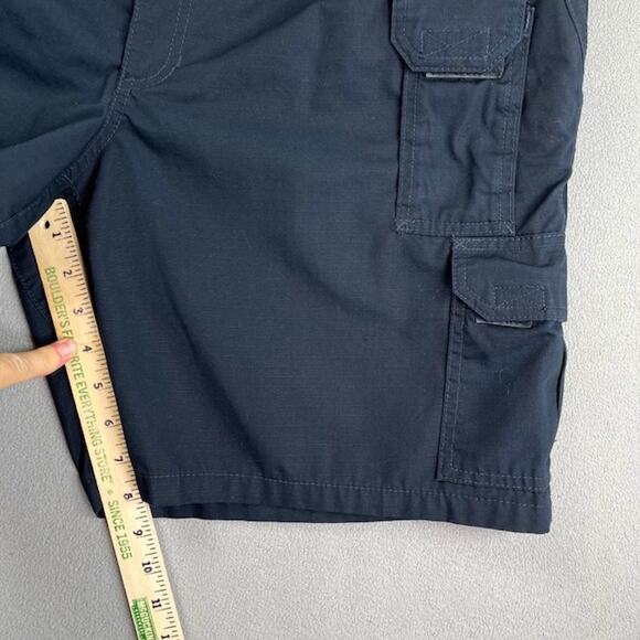 5.11 Tactical Series Shorts Womens 18 Navy Cargo Pockets Ripstop Utility Field - Picture 10 of 13